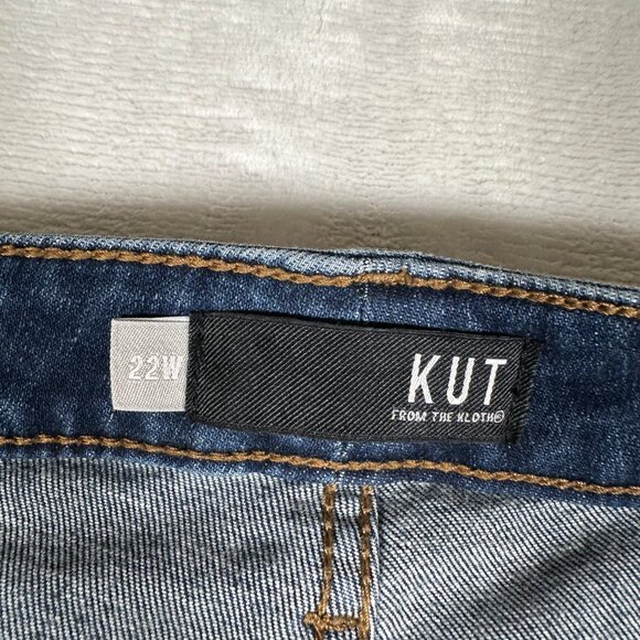 Kut from the Kloth Jeans Women W22 L27 Naomi Girlfriend Ankle Straight High Rise - Picture 7 of 12